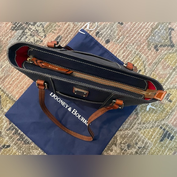 Dooney & Bourke Leather Tote - Picture 4 of 7